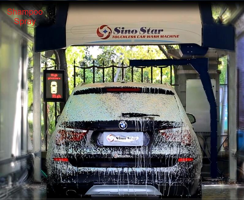 【Order】Our customer from Myanmar orders a touchless car wash machine